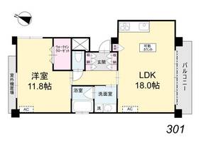 メゾンヴェール北桜塚 西棟の間取り