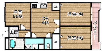 物件の間取り画像
