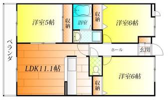 プリュクレールの間取り