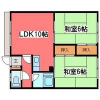 長浦ハイツBの間取り