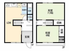兵庫県神戸市垂水区上高丸3丁目(一戸建)の賃貸物件の間取り