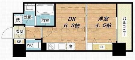 アーバネックス同心の間取り