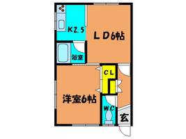 コーポ司201の間取り