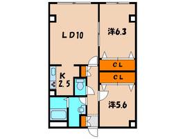 レジデンスkouei305の間取り