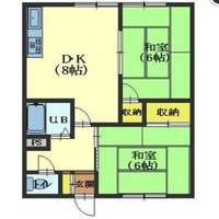 ウエストヴィレッジアパートメントCの間取り