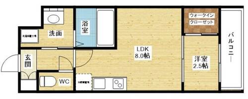 セレニテ三国プリエの間取り