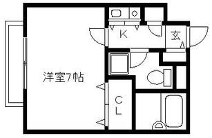 アルテハイム白梅町301の間取り