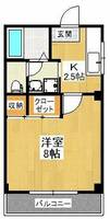 ラフォーレ金剛の間取り