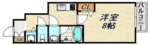 ラフィーネ神戸 North Wingの間取り