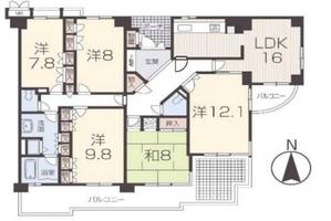物件の間取り画像