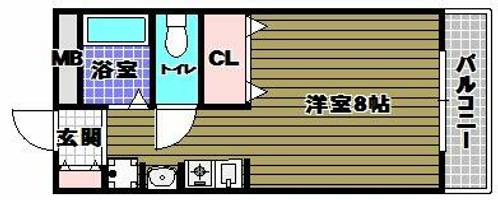 レジデンス遊園前の間取り