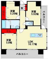 物件の間取り画像
