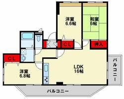 物件の間取り画像