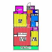 ギャラクシー南福岡駅前の間取り