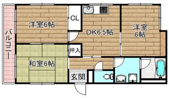 土井マンションの間取り