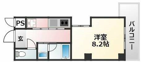 大阪府大阪市東淀川区瑞光1丁目(マンション)の賃貸物件の間取り