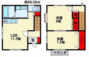 フォーレスト浅川の間取り