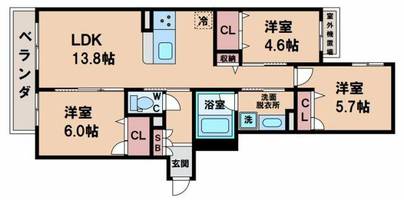 BellaVitaの間取り