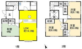 物件の間取り画像