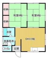 福岡県飯塚市幸袋(一戸建)の賃貸物件の間取り