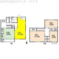 滋賀県長浜市神照町(一戸建)の賃貸物件の間取り