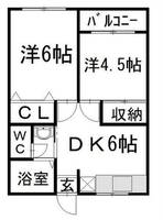 マキシム足原403の間取り
