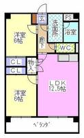 レージュフェイマスの間取り