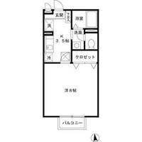 大阪府大東市平野屋1丁目(アパート)の賃貸物件の間取り