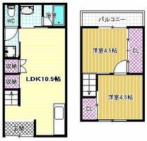 北新町3丁目テラスの間取り