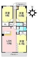物件の間取り画像