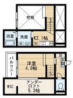 愛知県名古屋市中川区小本本町2丁目(アパート)の賃貸物件201の間取り