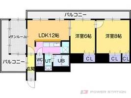 クィーンローズの間取り