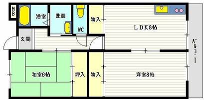 物件の間取り画像