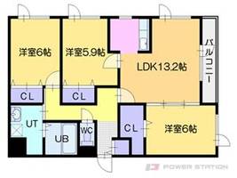 物件の間取り画像