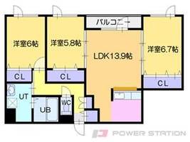物件の間取り画像