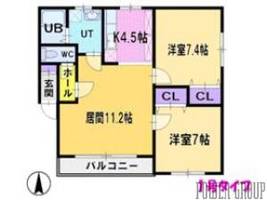 物件の間取り画像