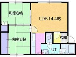 コーポ石黒Ⅱの間取り