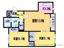 ヴィラソレイユの間取り