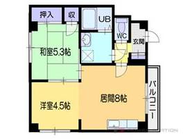 物件の間取り画像