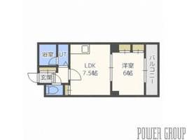メニーズコート麻生中央(旧大王ビル)の間取り