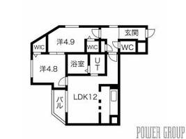 レジデンス北18条の間取り