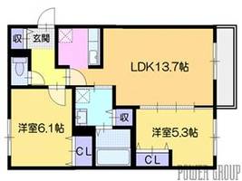 物件の間取り画像