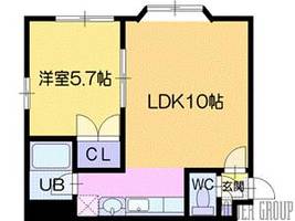 ガーデンフレア若葉の間取り