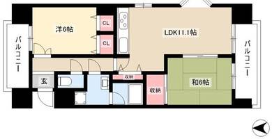 物件の間取り画像