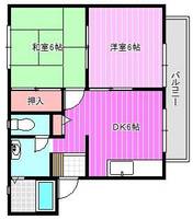 奈良県磯城郡田原本町大字宮森(アパート)の賃貸物件の間取り
