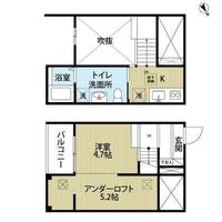 愛知県名古屋市熱田区千代田町(アパート)の賃貸物件201の間取り