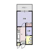 松尾ハイツ寝屋川303の間取り