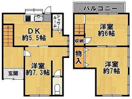 物件の間取り画像