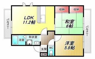 ラークコート103の間取り