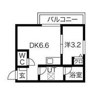 愛知県名古屋市南区東又兵ヱ町2丁目(アパート)の賃貸物件の間取り
